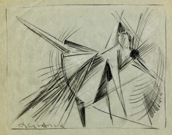 GIOVANNI ACQUAVIVA : Senza titolo.  - Asta Arte Antica, Moderna e Contemporanea - Associazione Nazionale - Case d'Asta italiane