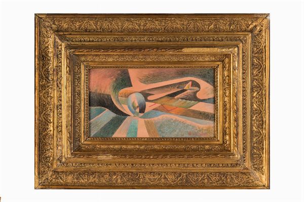 Arturo Ciacelli : Aeroplano.  - Asta Arte Antica, Moderna e Contemporanea - Associazione Nazionale - Case d'Asta italiane