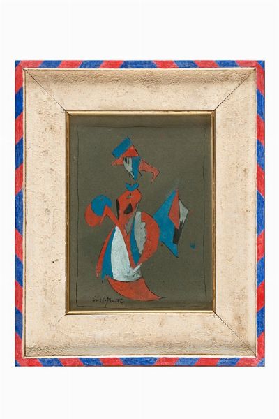 Francesco Cristofanetti : Donna futurista.  - Asta Arte Antica, Moderna e Contemporanea - Associazione Nazionale - Case d'Asta italiane