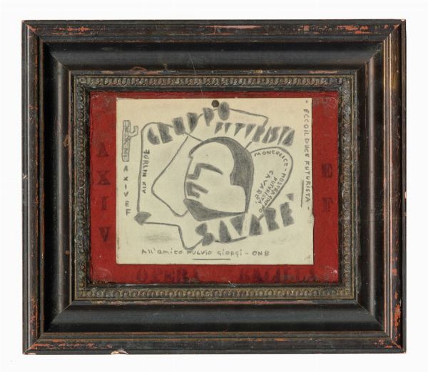 CORRADO FORLIN : Ecco il Duce futurista.  - Asta Arte Antica, Moderna e Contemporanea - Associazione Nazionale - Case d'Asta italiane