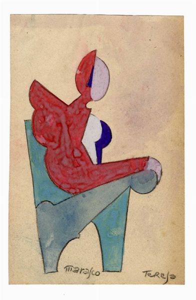 Antonio Marasco : Teresa.  - Asta Arte Antica, Moderna e Contemporanea - Associazione Nazionale - Case d'Asta italiane