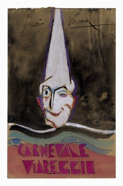 LUCIO VENNA LANDSMANN : Carnevale Viareggio.  - Asta Arte Antica, Moderna e Contemporanea - Associazione Nazionale - Case d'Asta italiane