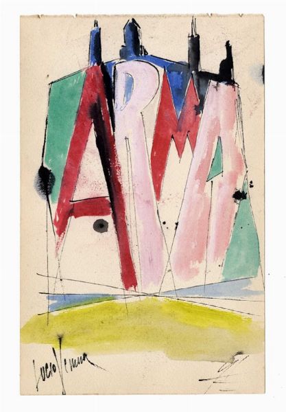 LUCIO VENNA LANDSMANN : Arma.  - Asta Arte Antica, Moderna e Contemporanea - Associazione Nazionale - Case d'Asta italiane