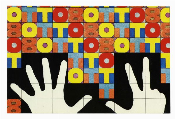 ALIGHIERO BOETTI : Da uno a dieci.  - Asta Arte Antica, Moderna e Contemporanea - Associazione Nazionale - Case d'Asta italiane