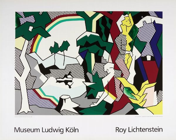 Roy Lichtenstein : Lotto composto di 5 incisioni.  - Asta Arte Antica, Moderna e Contemporanea - Associazione Nazionale - Case d'Asta italiane