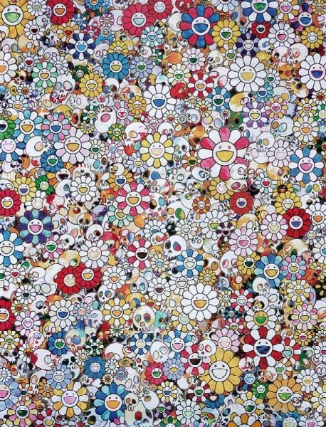 TAKASHI MURAKAMI : Skulls and Flowers Multicolor.  - Asta Arte Antica, Moderna e Contemporanea - Associazione Nazionale - Case d'Asta italiane