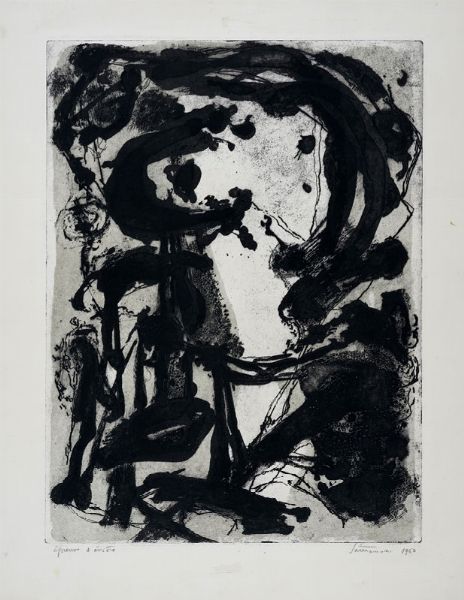GIUSEPPE SANTOMASO : Senza titolo.  - Asta Arte Antica, Moderna e Contemporanea - Associazione Nazionale - Case d'Asta italiane