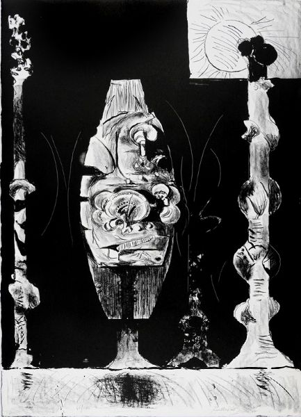 Graham Sutherland : Trois formes debout.  - Asta Arte Antica, Moderna e Contemporanea - Associazione Nazionale - Case d'Asta italiane