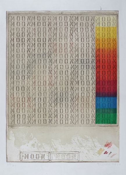 Joseph Tilson : Moon.  - Asta Arte Antica, Moderna e Contemporanea - Associazione Nazionale - Case d'Asta italiane