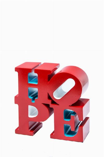 Hope (Blue, red and white).  - Asta Arte Antica, Moderna e Contemporanea - Associazione Nazionale - Case d'Asta italiane