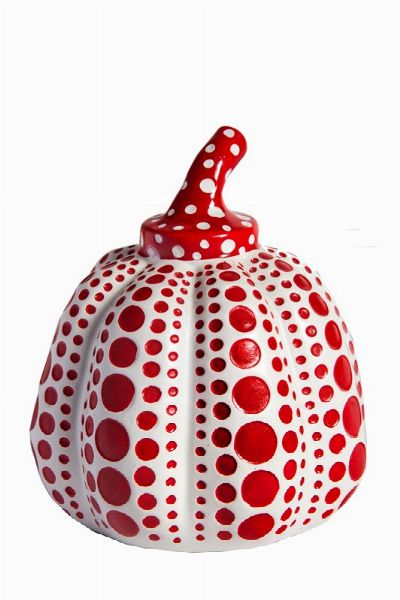YAYOI KUSAMA : Red and white Pumpkin.  - Asta Arte Antica, Moderna e Contemporanea - Associazione Nazionale - Case d'Asta italiane