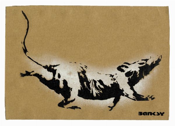 Banksy : Dismaland. Rat.  - Asta Arte Antica, Moderna e Contemporanea - Associazione Nazionale - Case d'Asta italiane