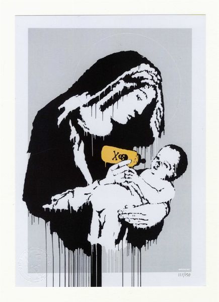 Banksy : Virgin Mary (Toxic Mary).  - Asta Arte Antica, Moderna e Contemporanea - Associazione Nazionale - Case d'Asta italiane