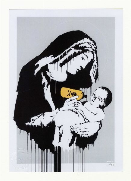 Banksy : Virgin Mary (Toxic Mary).  - Asta Arte Antica, Moderna e Contemporanea - Associazione Nazionale - Case d'Asta italiane