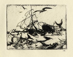 Pietro Annigoni : Incontri.  - Asta Arte Antica, Moderna e Contemporanea - Associazione Nazionale - Case d'Asta italiane