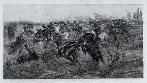 Giovanni Fattori - Carica di cavalleria.