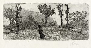 Giovanni Fattori - Verso il paese.