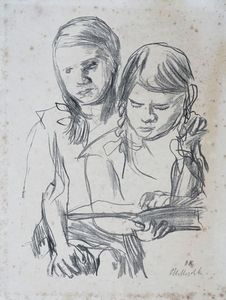 OSKAR KOKOSCHKA : Lotto composto di 11 litografie e 4 documenti manoscritti autografi.  - Asta Arte Antica, Moderna e Contemporanea - Associazione Nazionale - Case d'Asta italiane