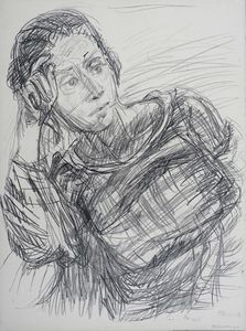 OSKAR KOKOSCHKA : Lotto composto di 11 litografie e 4 documenti manoscritti autografi.  - Asta Arte Antica, Moderna e Contemporanea - Associazione Nazionale - Case d'Asta italiane