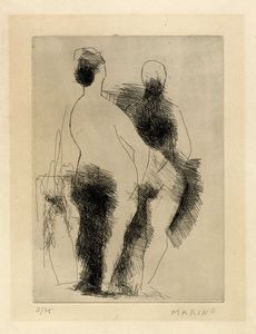 Marino Marini - Due pomone.