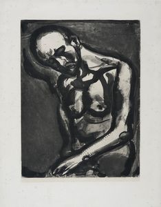 GEORGES ROUAULT - Le dur mtier de vivre.