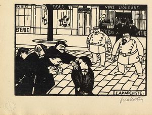 FLIX VALLOTTON - L'anarchiste.