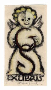 MICHEL FINGESTEN : Lotto composto di 3 ex libris.  - Asta Arte Antica, Moderna e Contemporanea - Associazione Nazionale - Case d'Asta italiane