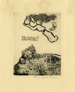 MICHEL FINGESTEN - Lotto composto di 5 ex libris.