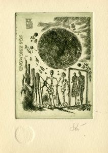 Corposo lotto di 717 ex libris.  - Asta Arte Antica, Moderna e Contemporanea - Associazione Nazionale - Case d'Asta italiane