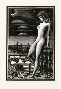 ITALO ZETTI : Lotto composto di 11 ex libris, alcuni erotici.  - Asta Arte Antica, Moderna e Contemporanea - Associazione Nazionale - Case d'Asta italiane