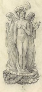 KARL BLOSSFELDT : Lotto composto di 4 disegni e 1 ex libris.  - Asta Arte Antica, Moderna e Contemporanea - Associazione Nazionale - Case d'Asta italiane