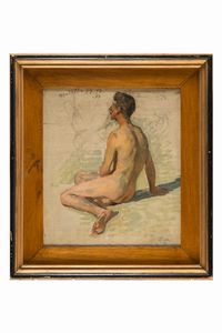 FANCESCO GIOLI - Studio di nudo maschile.