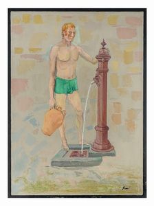 Guglielmo Janni - Alla fontanina di Roma.