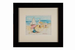 Moses Levy - Bagnanti.