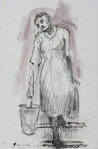 Quinto Martini - Nucleo composto di 40 disegni su 39 fogli.