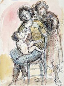 Quinto Martini : Nucleo composto di 40 disegni su 39 fogli.  - Asta Arte Antica, Moderna e Contemporanea - Associazione Nazionale - Case d'Asta italiane