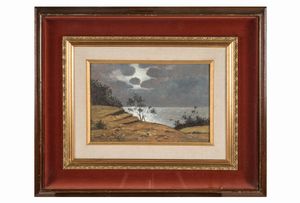 Gino Romiti - Marina al chiaro di luna.