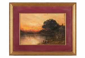 AMELIA TESSITORE GELANZ - Lotto composto di 2 dipinti.