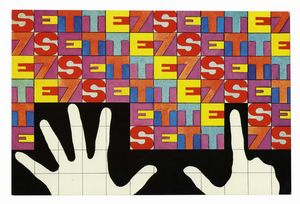 ALIGHIERO BOETTI : Da uno a dieci.  - Asta Arte Antica, Moderna e Contemporanea - Associazione Nazionale - Case d'Asta italiane