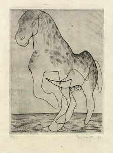 WILLIAM STANLEY HAYTER - Big Horse.
