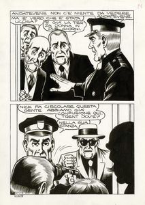 MAGNUS [PSEUD. PER ROBERTO RAVIOLA] : Lotto di composto 11 tavole preparatorie per Alan Ford, Dennis Cobb, Satanik e Kriminal.  - Asta Arte Antica, Moderna e Contemporanea - Associazione Nazionale - Case d'Asta italiane