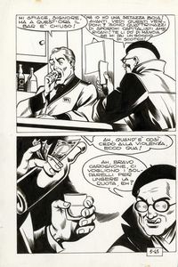 MAGNUS [PSEUD. PER ROBERTO RAVIOLA] : Lotto di composto 11 tavole preparatorie per Alan Ford, Dennis Cobb, Satanik e Kriminal.  - Asta Arte Antica, Moderna e Contemporanea - Associazione Nazionale - Case d'Asta italiane