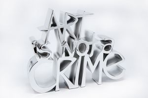 MR. BRAINWASH [PSEUD. DI THIERRY GUETTA] - Art is not a crime (Silver).