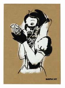 Banksy - Dismaland. Snow White.