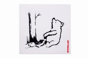 Banksy - Dismaland. Winnie the Pooh.