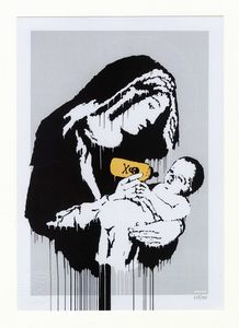 Banksy - Virgin Mary (Toxic Mary).