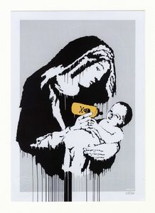 Banksy - Virgin Mary (Toxic Mary).