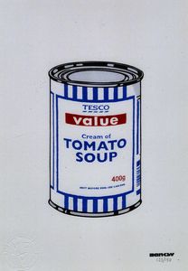 Banksy - Tesco. Cream of tomato soup.