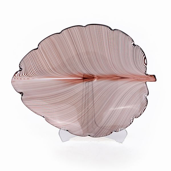 Piatto di Tapio Wirkkala per Venini, Murano, Anni Ottanta  - Asta Asta a Tempo - L'Arte del Vetro - Associazione Nazionale - Case d'Asta italiane