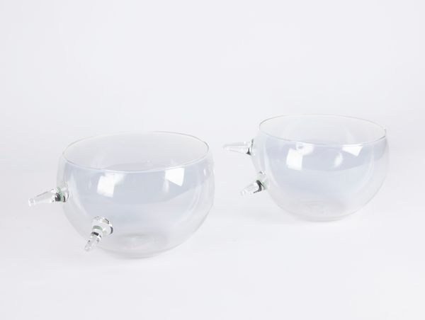 Coppia di grandi calici in vetro, Raf Alajmo  - Asta Asta a Tempo - L'Arte del Vetro - Associazione Nazionale - Case d'Asta italiane